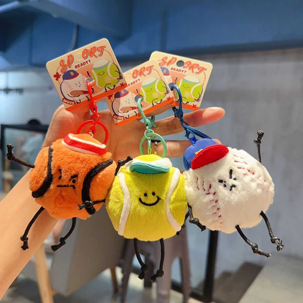 Badminton Anime - Unieke Pluche Sportserie Sleutelhanger Baseball Tennis