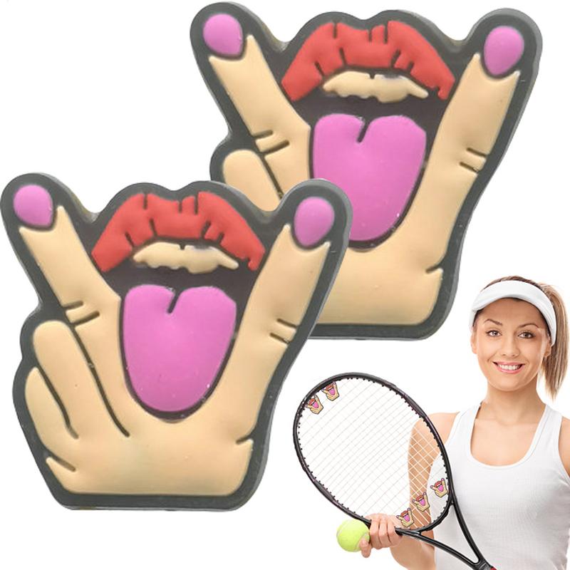 Badminton Anime - 2 Stuks Cartoon Tennisracket Schokdemper Demper