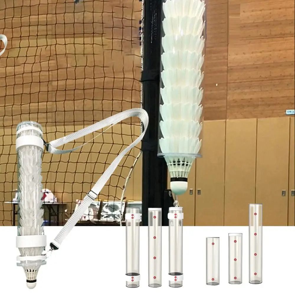 Badminton Youtube - Magnetische buis Badmintoncilinder Shuttles Opbergbuis Badmintonballenhouder