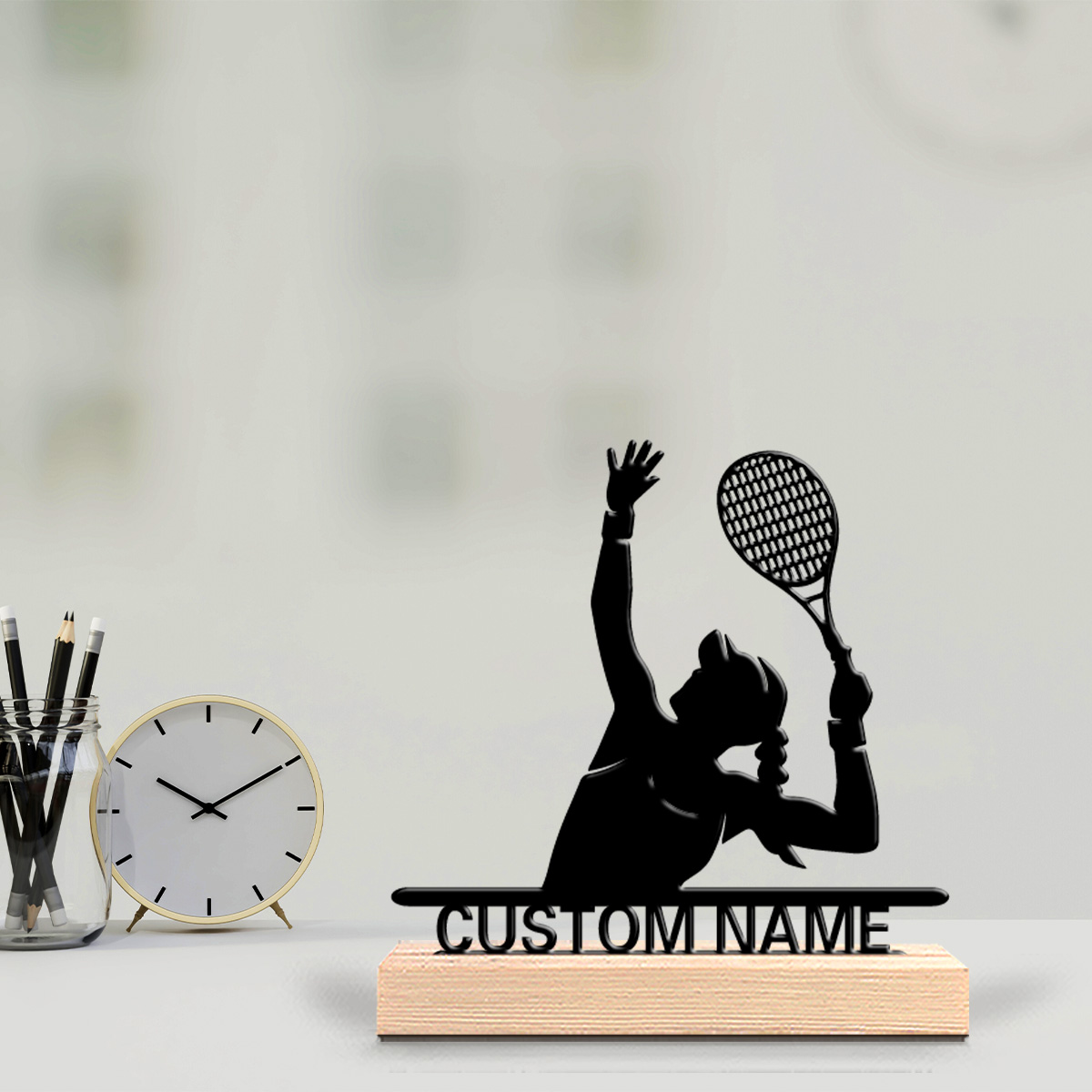 Badminton Fun - 1pc leuke gepersonaliseerde aangepaste badminton metalen