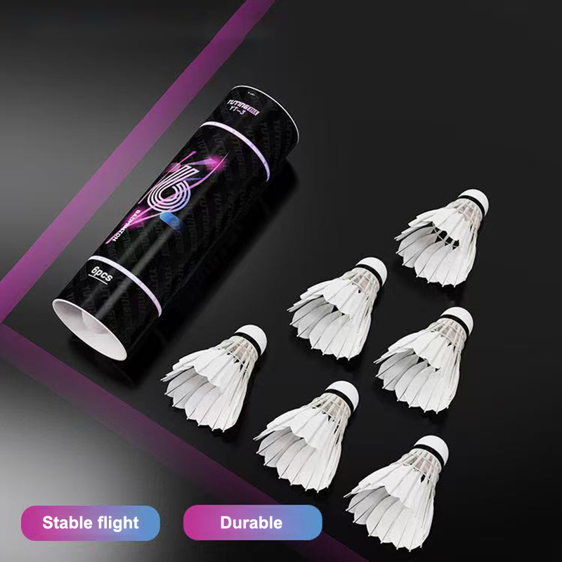 3/6 stuks witte ganzenveren ba - Badminton Fun recensie en prijs
