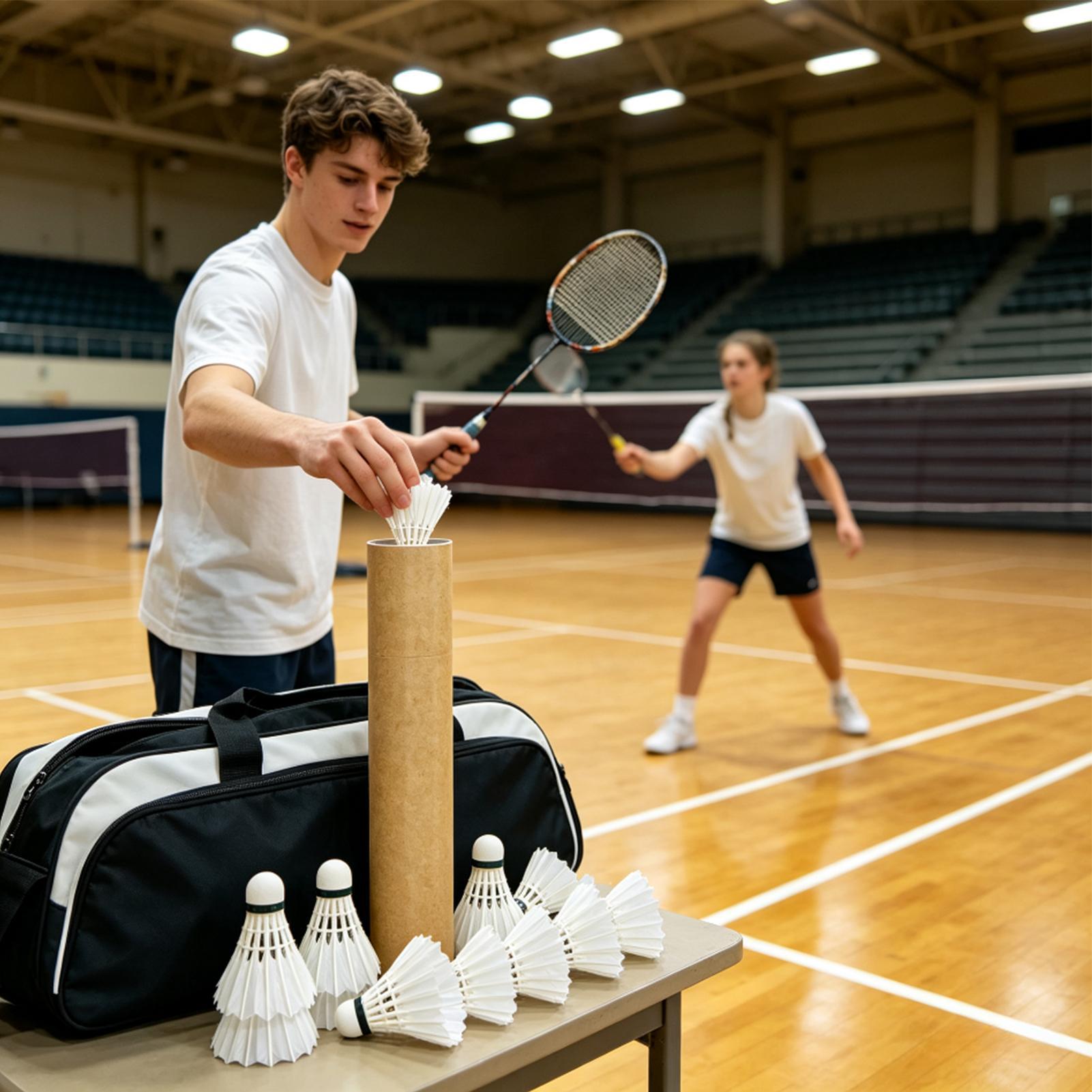 Badmintonshuttlecocks voor bin - Badminton Youtube recensie en prijs